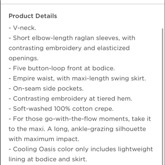 Old Navy rhapsody in blue Crinkle Crepe Maxi Swing Dress - Picture 11 of 12